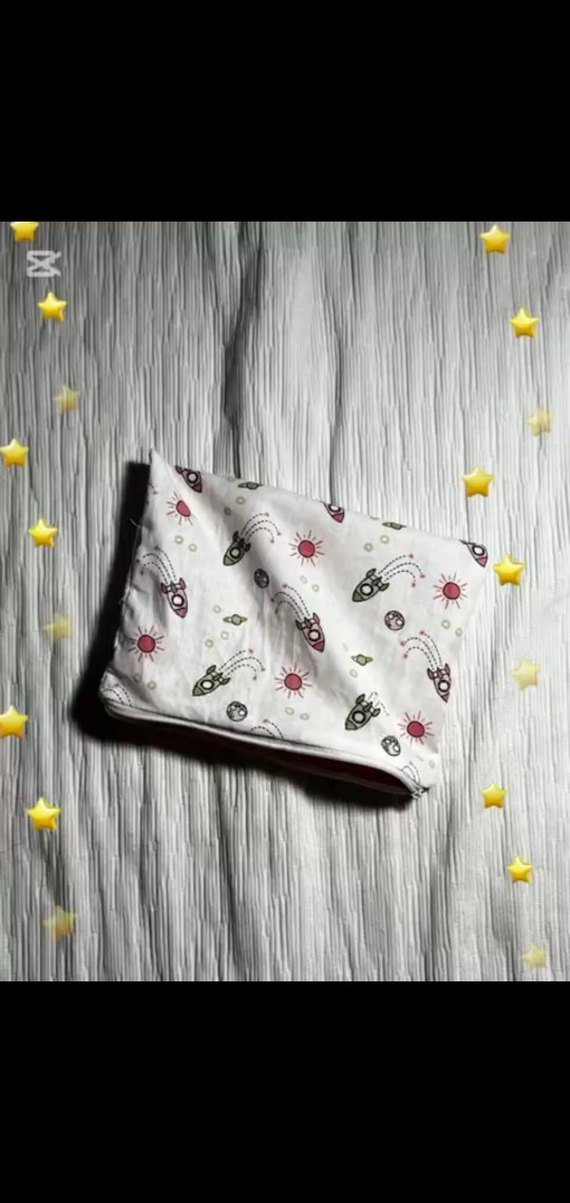 Renkli Baskılı Kadın Makyaj Çantası - Görsel 3