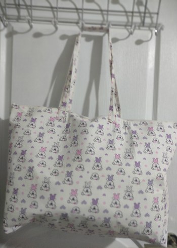 Mor Baskılı Kadın Günlük Çanta - Görsel 5