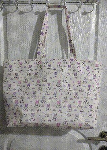 Mor Baskılı Kadın Günlük Çanta - Görsel 14