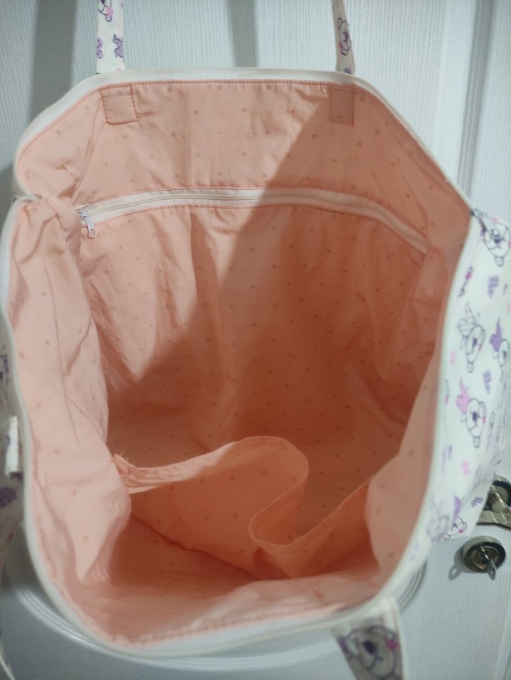 Mor Baskılı Kadın Günlük Çanta - Görsel 3