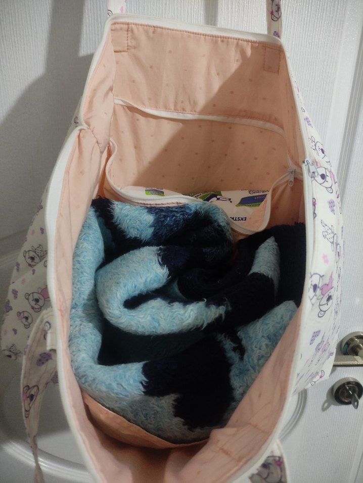 Mor Baskılı Kadın Günlük Çanta - Görsel 4