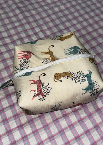 Bohem Leopar Desenli Fermuarlı Kadın Çanta - Görsel 14