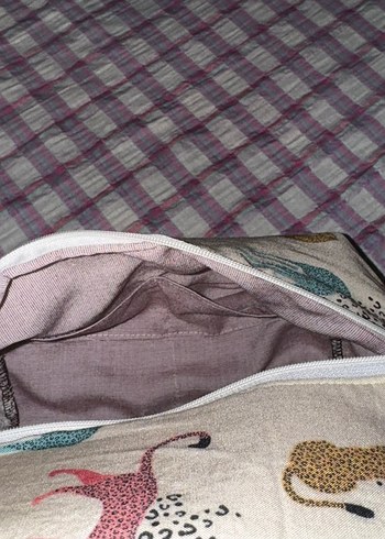 Bohem Leopar Desenli Fermuarlı Kadın Çanta - Görsel 17