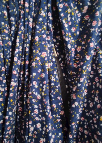 Mor Bağlama Desenli Uzun Salaş şalvar - Görsel 8