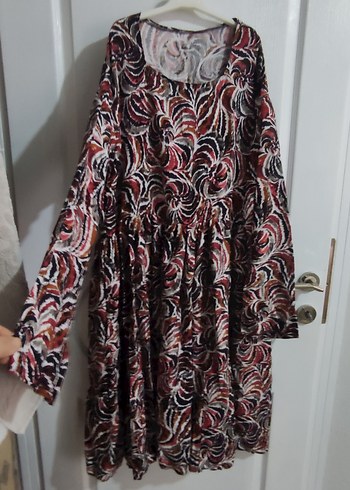 Mor Bağlama Desenli Uzun Salaş şalvar - Görsel 16