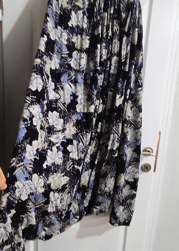 Mor Bağlama Desenli Uzun Salaş şalvar - Görsel 9