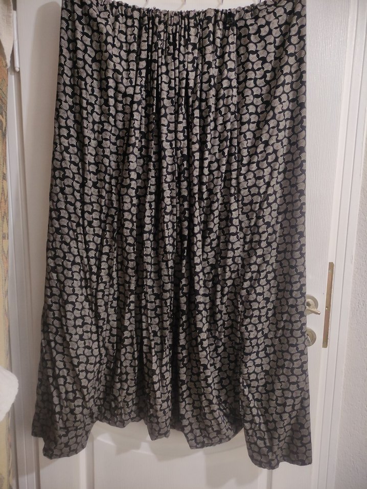 Mor Bağlama Desenli Uzun Salaş şalvar - Görsel 4