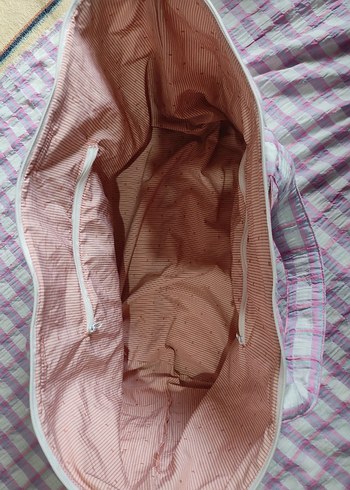 Pembe Tonlarda Pastel Batik Bebek Çantası - Görsel 4