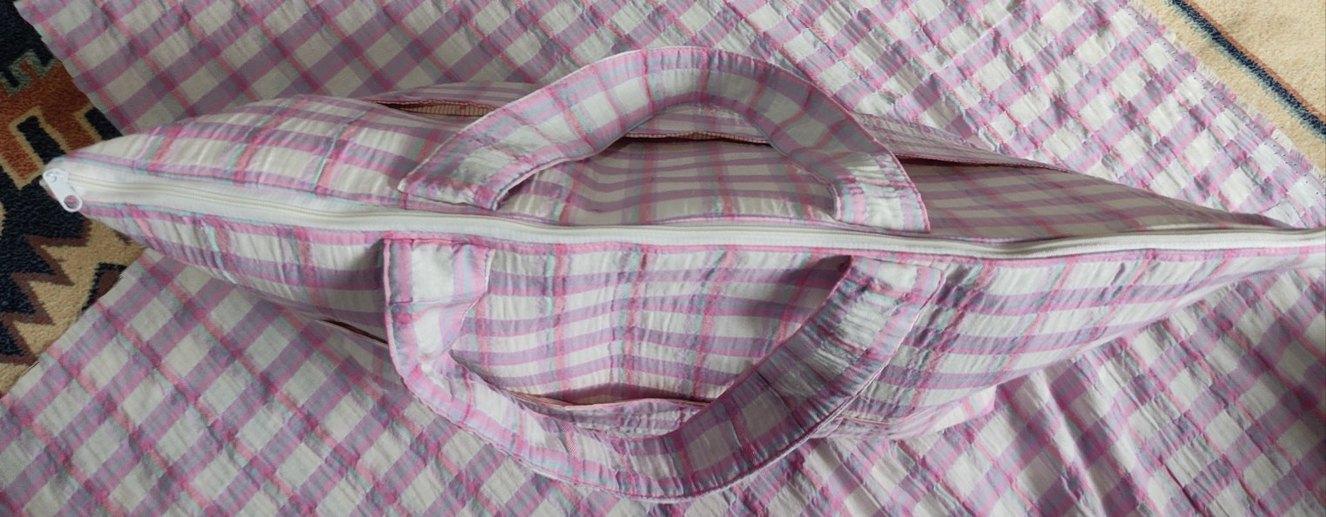 Pembe Tonlarda Pastel Batik Bebek Çantası - Görsel 3