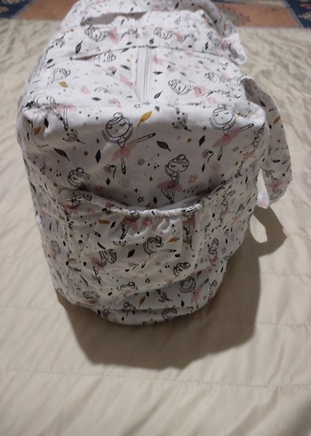 Baskılı Beyaz Gri Çocuk Uyku Çantası - Görsel 5