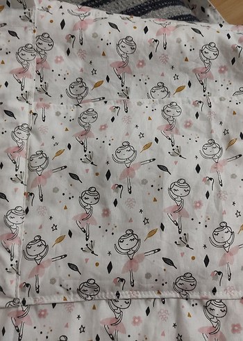 Baskılı Beyaz Gri Çocuk Uyku Çantası - Görsel 3