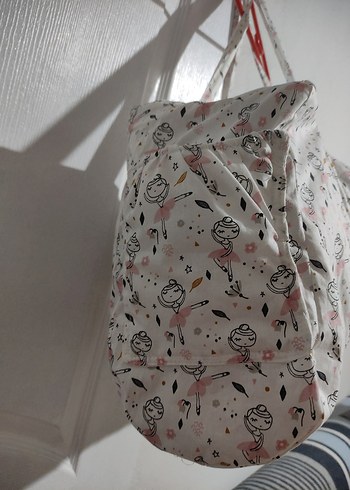 Baskılı Beyaz Gri Çocuk Uyku Çantası - Görsel 4