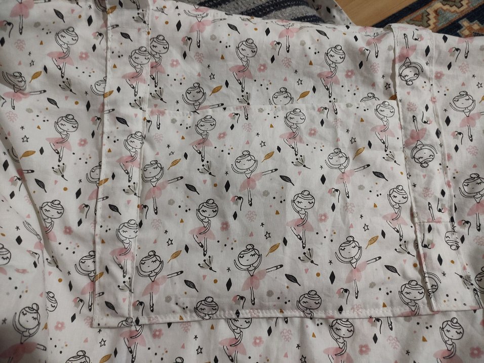 Baskılı Beyaz Gri Çocuk Uyku Çantası - Görsel 3