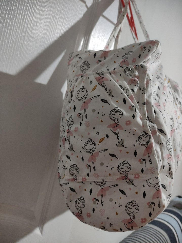 Baskılı Beyaz Gri Çocuk Uyku Çantası - Görsel 4