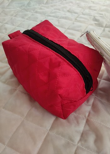 Renkli Baskılı Fermuarlı Kadın Makyaj Çantası - Görsel 16