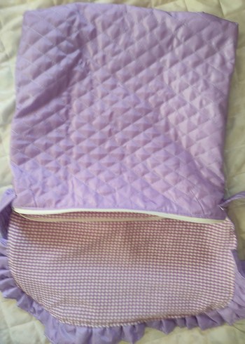 Mor Fırfırlı Kadın Çantası - Görsel 12