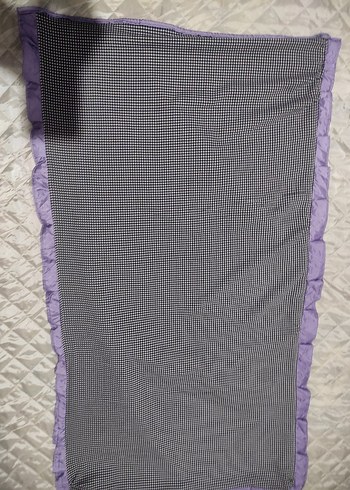 Parlak Mor Düz Desenli secdade - Görsel 4