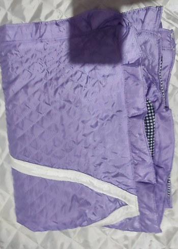 Parlak Mor Düz Desenli secdade - Görsel 6