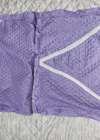 Parlak Mor Düz Desenli secdade - Görsel 7