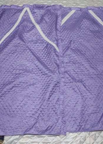 Parlak Mor Düz Desenli secdade - Görsel 5