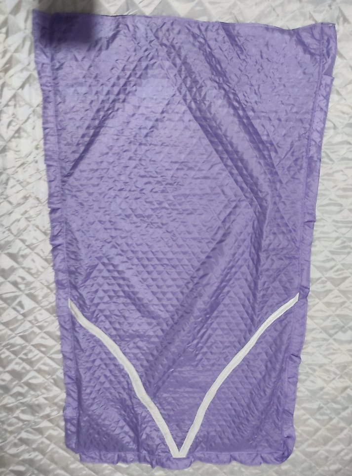 Parlak Mor Düz Desenli secdade - Görsel 2