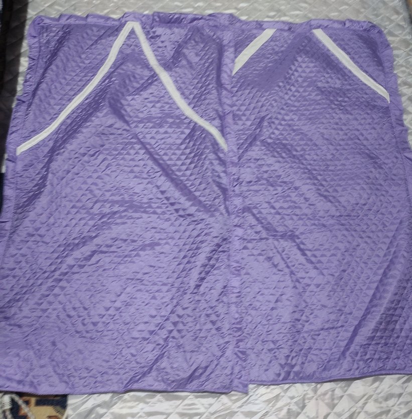 Parlak Mor Düz Desenli secdade - Görsel 5