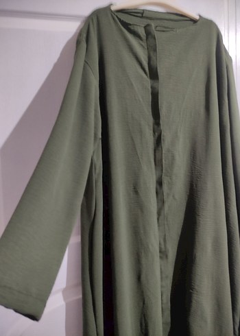 Kadın Haki Uzun Kollu Salaş feraje  - Görsel 5