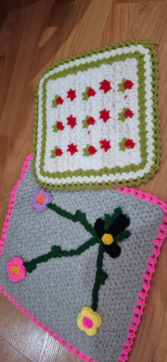 Renkli Çiçek Desenli Banyo Süngeri - Görsel 5