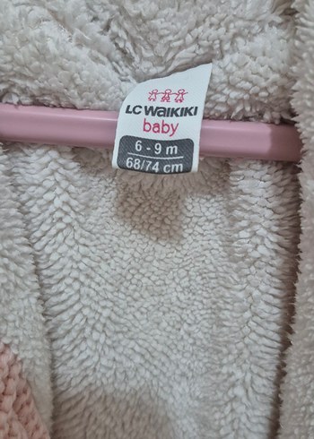 Kız Çocuk Pembe Kapüşonlu Triko Yelek - Görsel 2