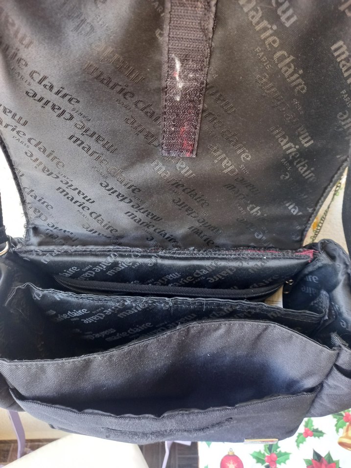 Marie Claire Marka Bordo Siyah Bebek Bakım Çantası - Görsel 3