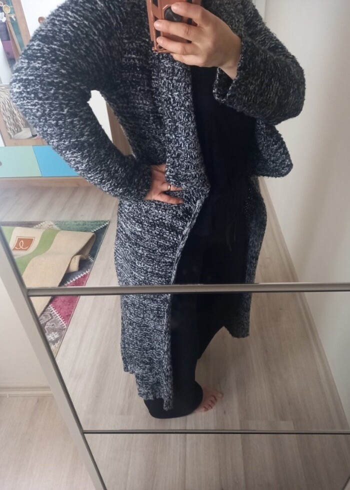 Adil ışık harika uzun hirka - Görsel 5