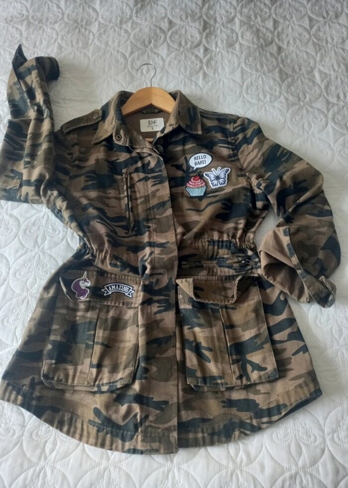 Defacto askeri ceket gomlek - Görsel 2