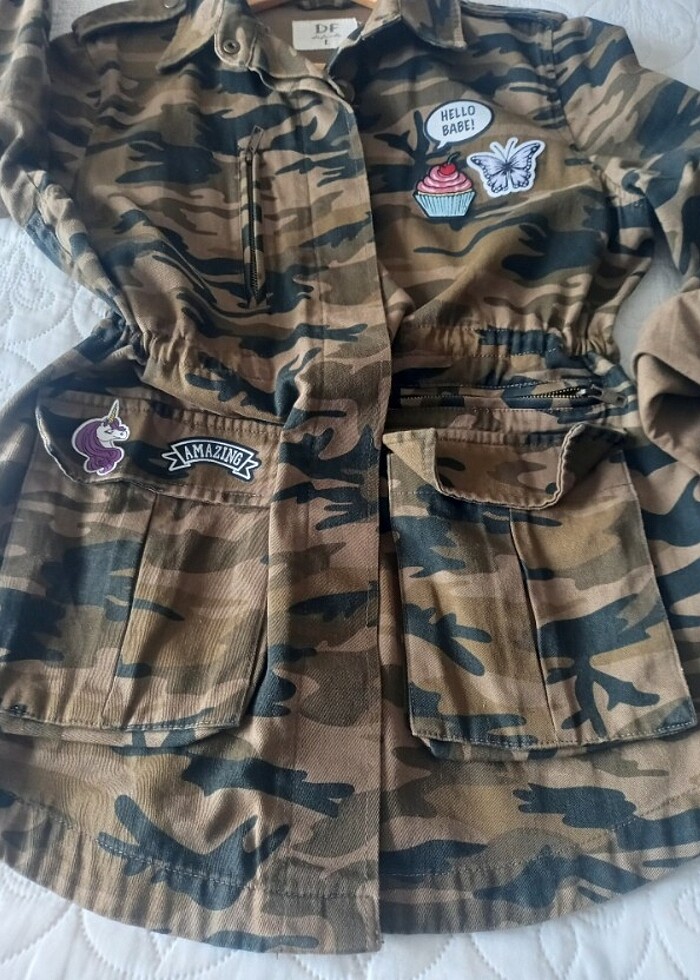 Defacto askeri ceket gomlek - Görsel 4