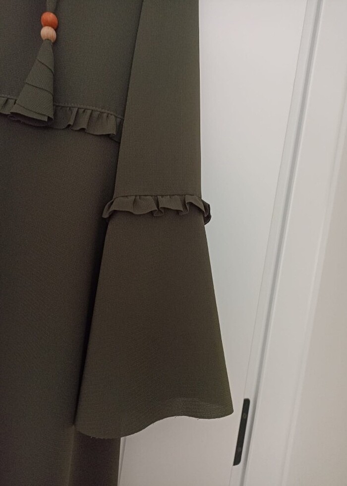 Uzun kol tesettur elbise - Görsel 2