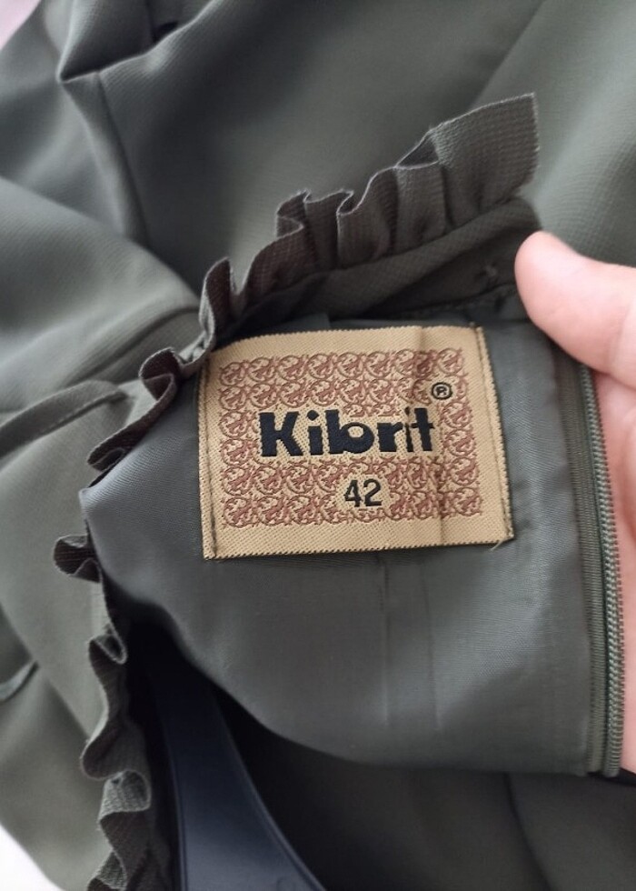 Uzun kol tesettur elbise - Görsel 4