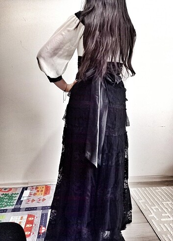 Harika Fransız model elbise - Görsel 5