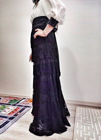 Harika Fransız model elbise - Görsel 6