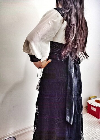 Harika Fransız model elbise - Görsel 7