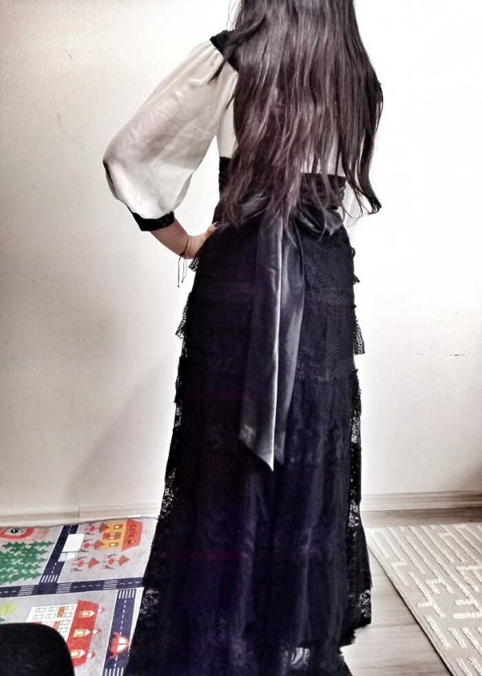 Harika Fransız model elbise - Görsel 5