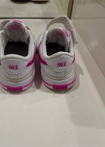 Kız Çocuk Pembe Orjinal Nike Cırtlı Sneaker - Görsel 5