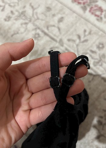 Siyah Nu Basic Dolgusuz Balensiz Çıkarılabilir Kaplı Sütyen - Görsel 5