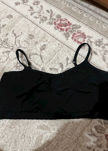 Siyah Nu Basic Dolgusuz Balensiz Çıkarılabilir Kaplı Sütyen - Görsel 4