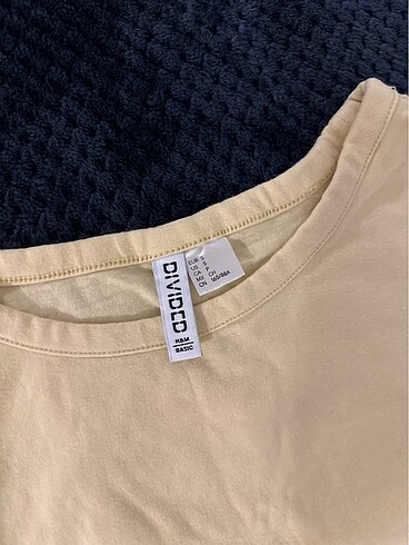 H&M sarı crop