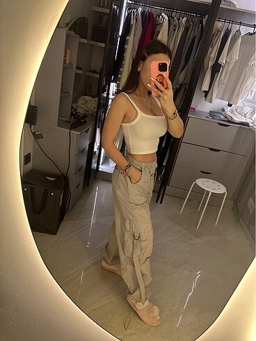 xs Beden BERSHKA paraşüt pantolon