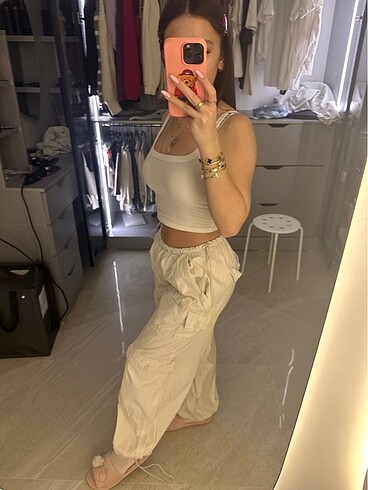 s Beden BERSHKA paraşüt pantolon