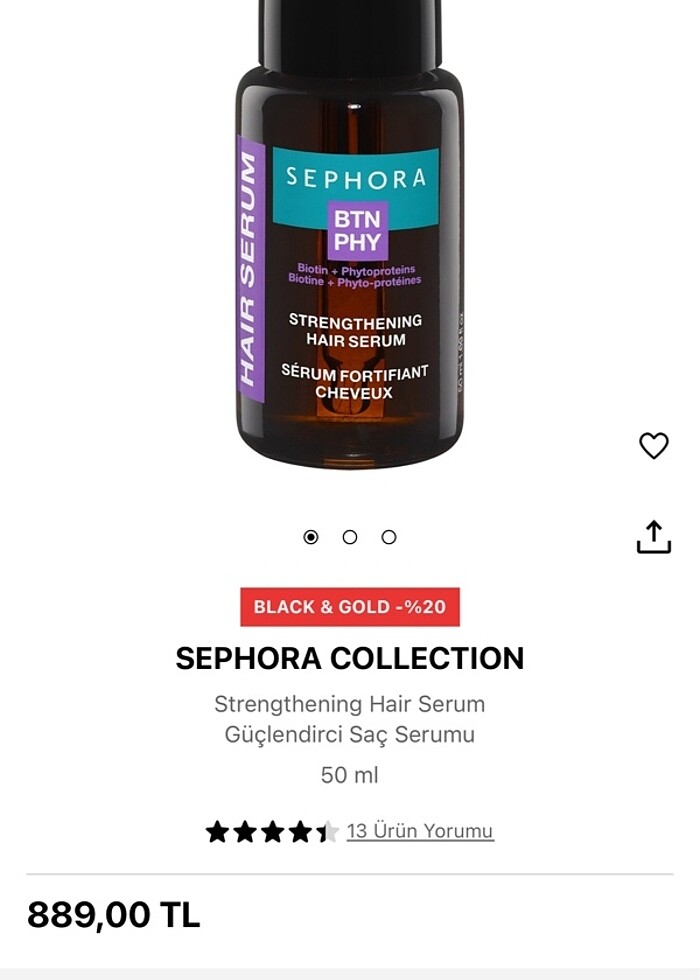Sephora saç serumu - Görsel 3