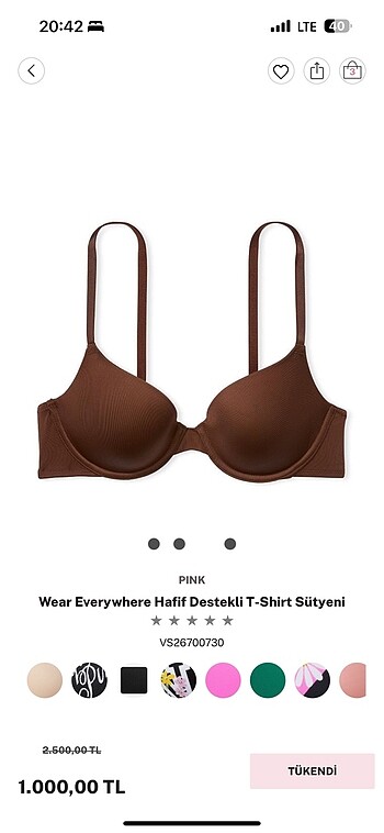 Victoria?s secret Pink sütyen
