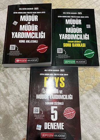 Müdür ve Müdür Yardımcılığı Sınav Kitapları Seti