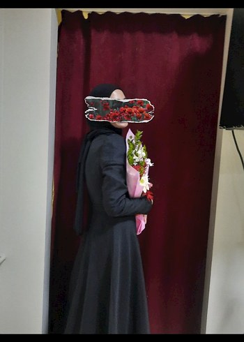 Uzun Siyah Gotik Mezuniyet Elbisesi - Görsel 2