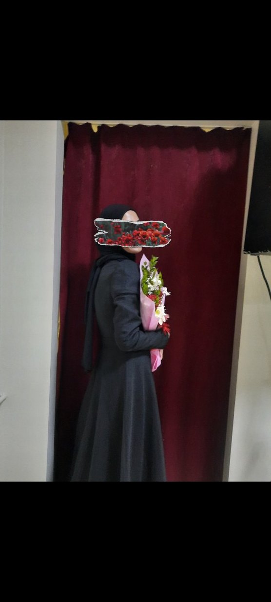 Uzun Siyah Gotik Mezuniyet Elbisesi - Görsel 2